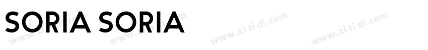 Soria Soria字体转换